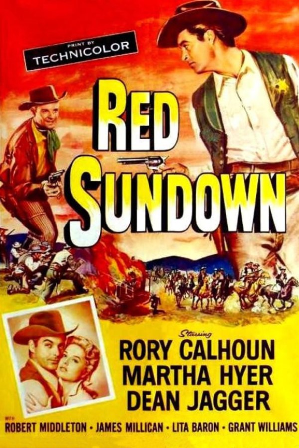 RED SUNDOWN-an excellent 1956 Old West&nbsp;Western
