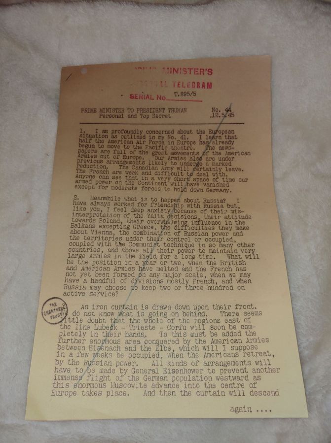 Is PM Winston Churchill’s TOP SECRET WW-II Document a “Warning of WW-III” about to be&nbsp;realized?