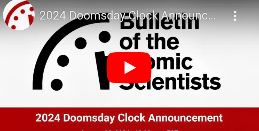 DOOMSDAY CLOCK 2024