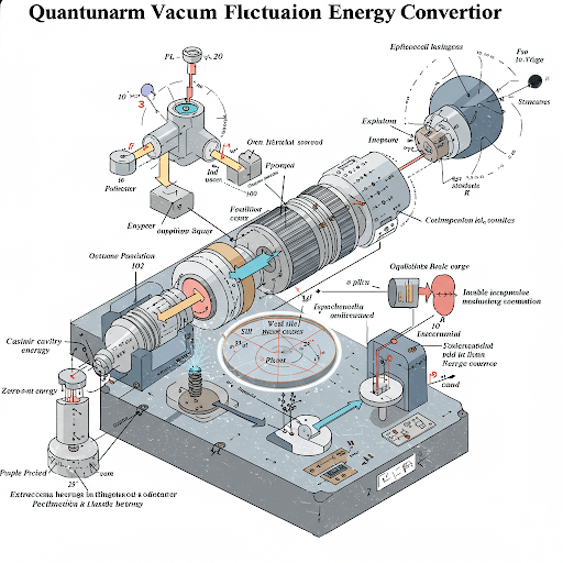 “Quantum Vacuum Fluctuation Energy Converter”