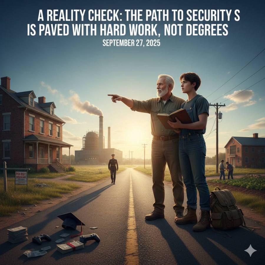 A Reality Check: The Path to Security Is Paved with Hard Work, Not&nbsp;Degrees