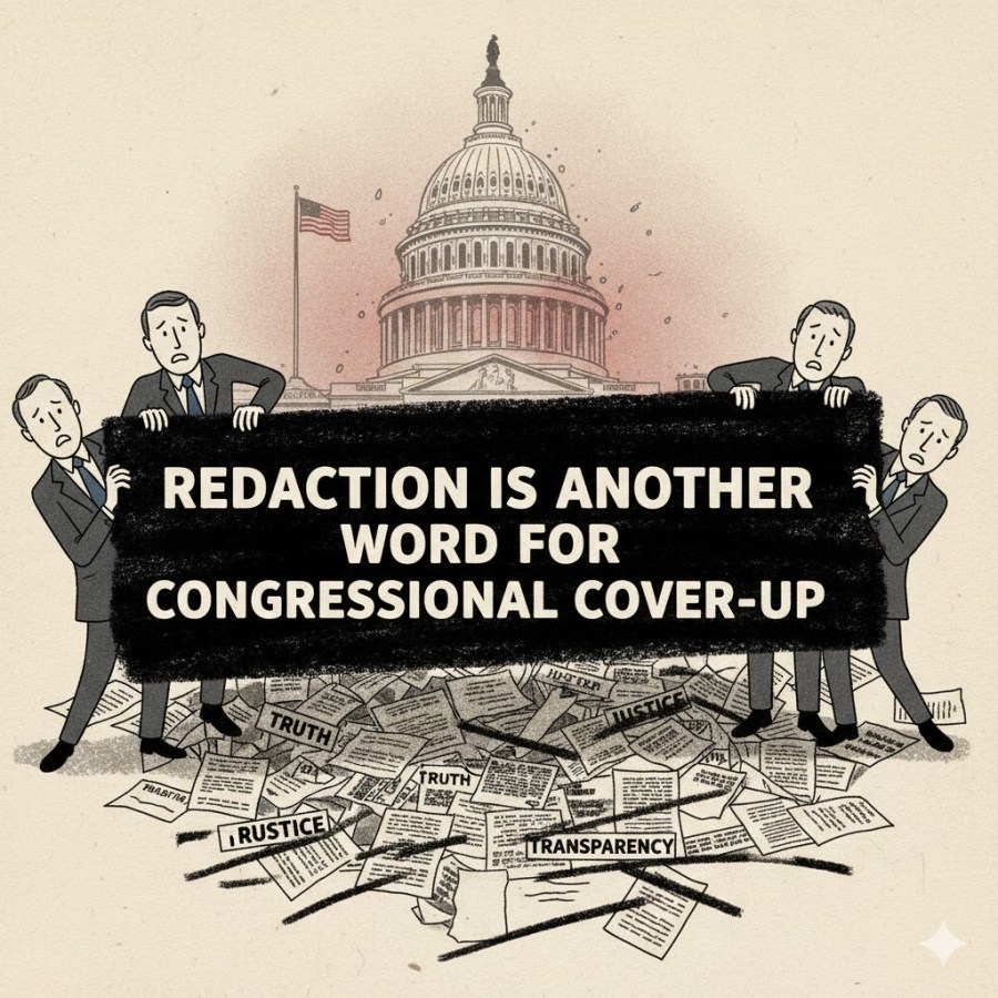 REDACTION IS ANOTHER WORD FOR CONGRESSIONAL&nbsp;COVER-UP