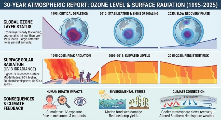 Ozone Depletion/Radiation Increase/Toxic Earth Conditions caused by Russia’s&nbsp;War