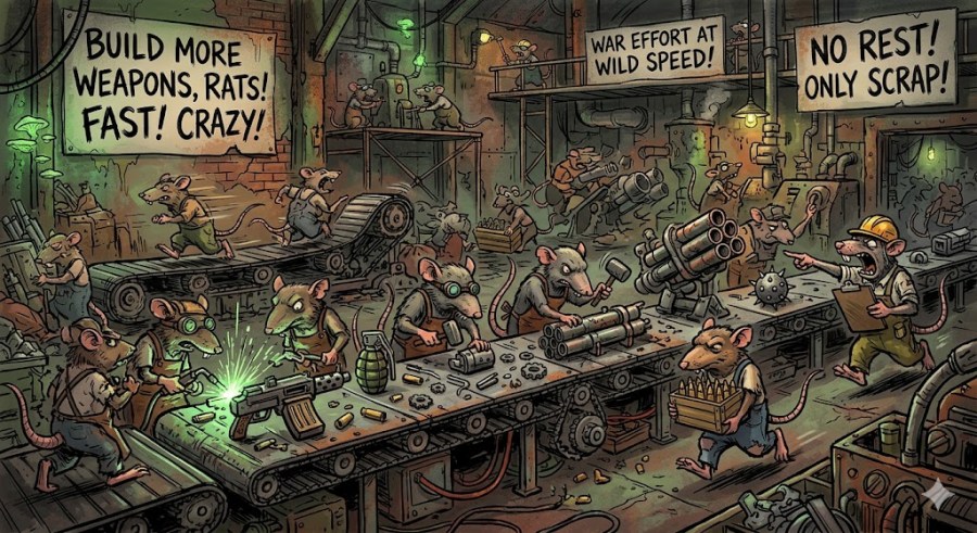 WAR Time Warp Speed Weapons&nbsp;Building!