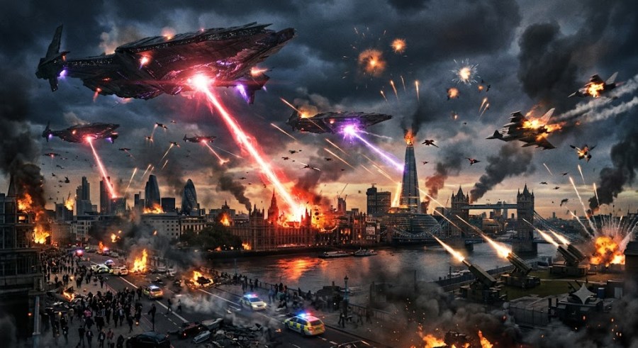 Alien Attack from OUTER&nbsp;SPACE