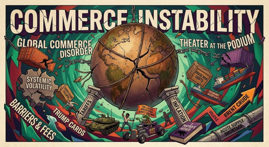 WORLD COMMERCE INSTABILITY thanks to Trump’s&nbsp;War